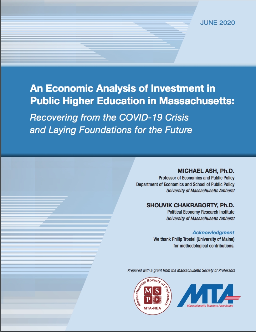An Economic Analysis of Investment in Public Higher Education in Massachusetts